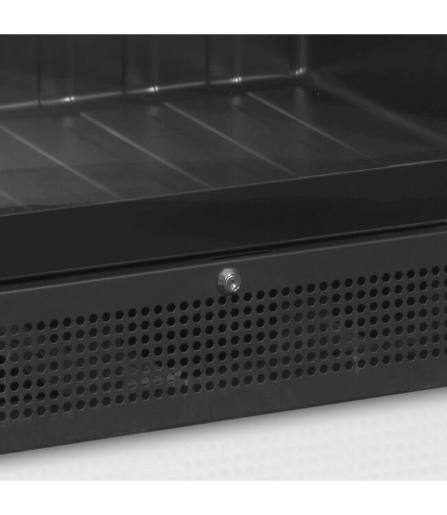 Display koelkast SCU1425 FRAMELESS | 387L | Glazen deur | Zwart | (H)199x(B)59,5x(D)59,5cm