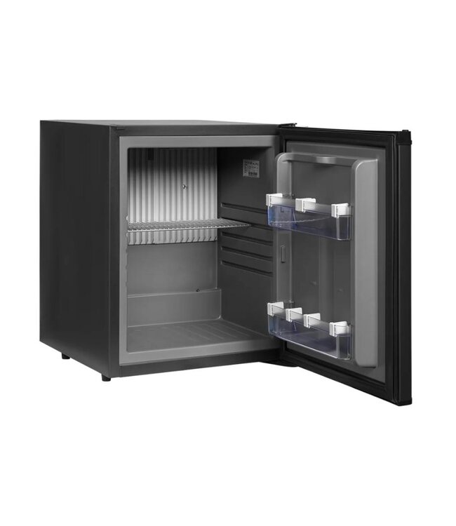 Minibar koelkast TM33 | Dichte deur | 28L | Zwart | (H)50x(B)40,2x(D)43,9cm