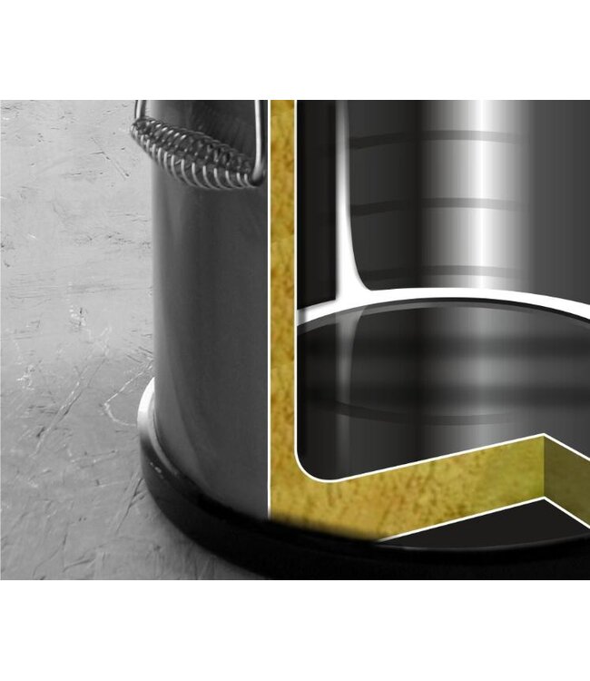 Gamel | 50 Liter | RVS | Ø48x(H)38cm