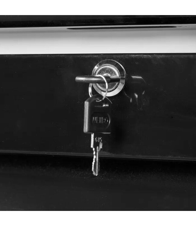 Display koelkast LGC7500B | 2050L | 3 Glazen deuren | Met wielen | Zwart | (H)206,5x(B)207,9x(D)80,5cm