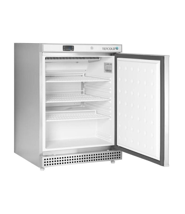 Opslag koelkast UR200X1 | 129L | Laag model | RVS | 85,5cm hoog