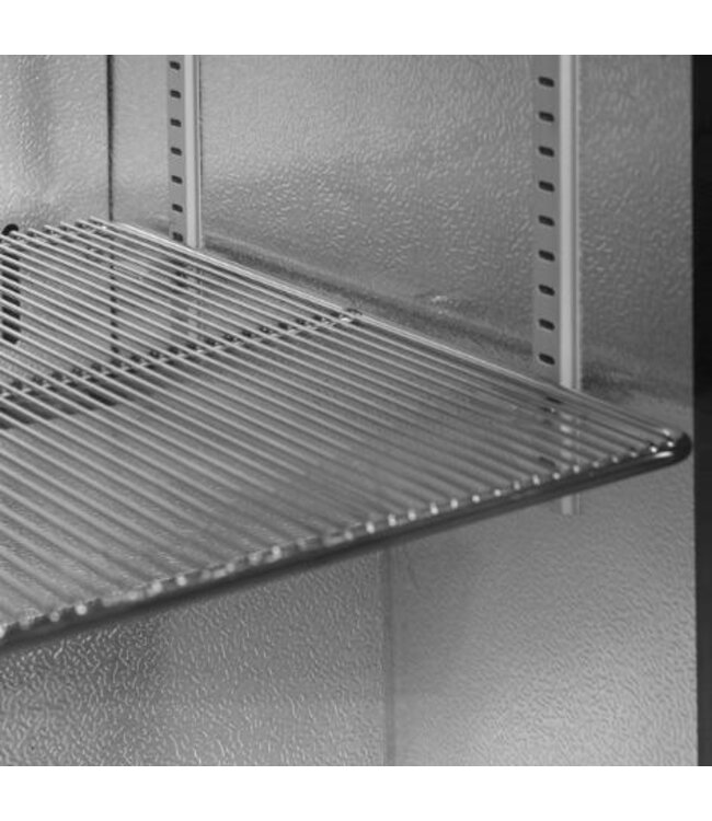 Barkoelkast BA11H | 1 Glazen deur | 128L | Zwart | (H)90x(B)60x(D)52cm