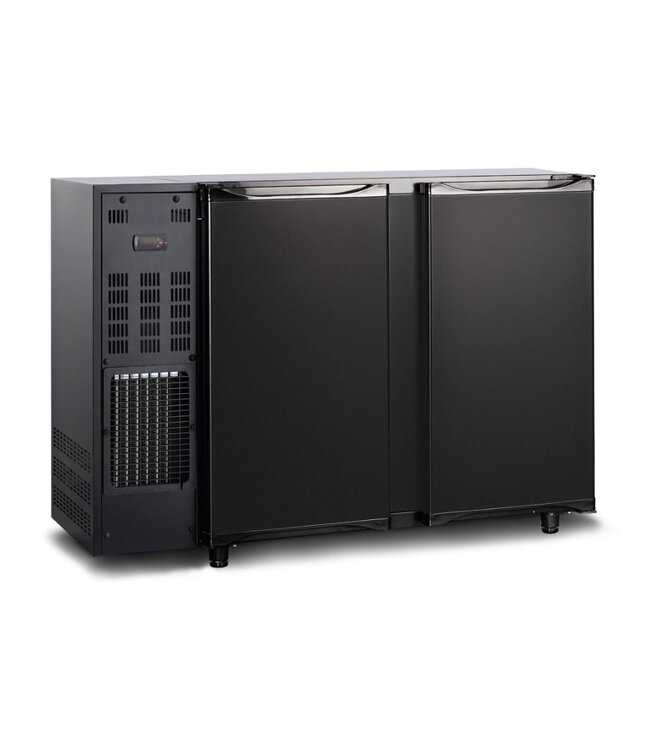 Barkoeling TBC2 145B | 2 Deurs | 380L | Zwart | (H)89x(B)145,5x(D)56,5cm