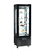 Koelvitrine UPD400-C | 5 Glazen planken | 364L | Met wielen | (H)195x(B)65x(D)65cm