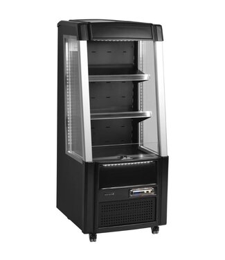 Tefcold Koelvitrine Multideck ODC60 BLACK | 192L | Zwart | (H)154x(B)64x(D)64cm