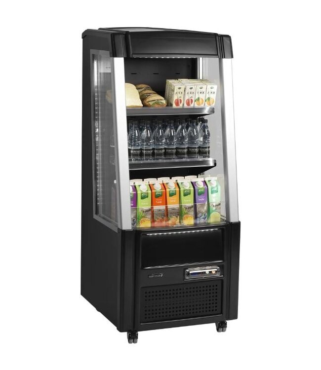 Koelvitrine Multideck ODC60 BLACK | 192L | Zwart | (H)154x(B)64x(D)64cm