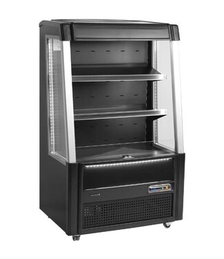 Tefcold Koelvitrine Multideck ODC90 BLACK | 289L | Zwart | (H)154x(B)91,5x(D)64cm