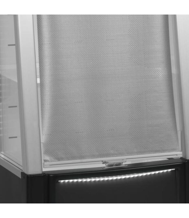 Koelvitrine Multideck ODC60 | 192L | Zwart/wit | (H)154x(B)64x(D)64cm