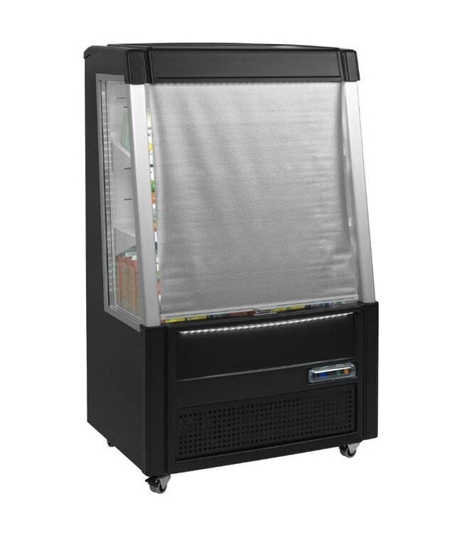 Koelvitrine Multideck ODC90 | 289L | Zwart/wit | (H)154x(B)91,5x(D)64cm