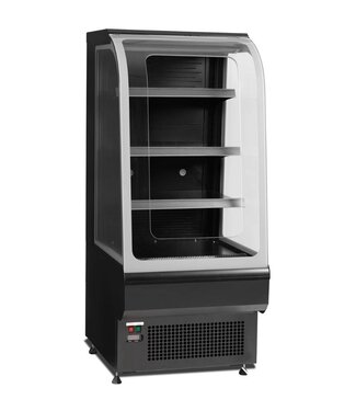 Tefcold Koelvitrine NOC60CC | 219L | Zwart | (H)139,5x(B)60x(D)74cm