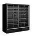 Wandkoeling Galaxy+ GP20FGD Black | 2165L | 4 Glazen deuren | Zwart | (H)204x(B)195,5x(D)75cm