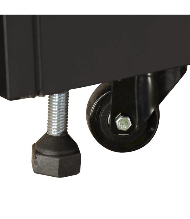 Wandkoeling PC1870B | 1939L | 3 Glazen deuren | Zwart | (H)205x(B)193,5x(D)74cm