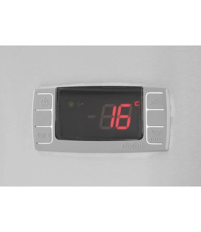 Koelkast Profi Line | 1 Deur | 410L | RVS | Met wielen | (H)195x(B)60x(D)74cm