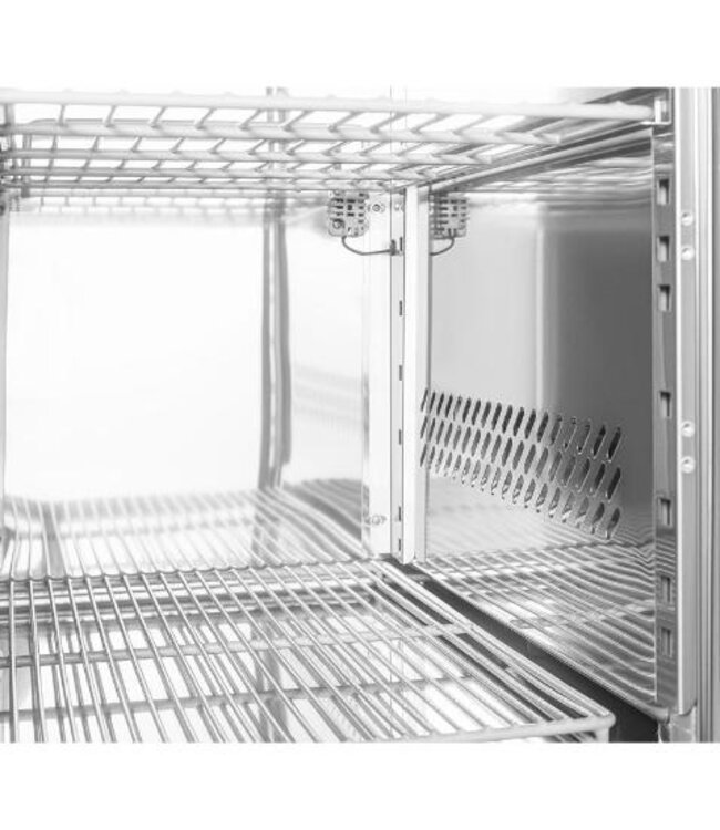Koelwerkbank RVS | 1 deur en 4 lades | 465L | (H)86x(B)179,5x(D)70cm