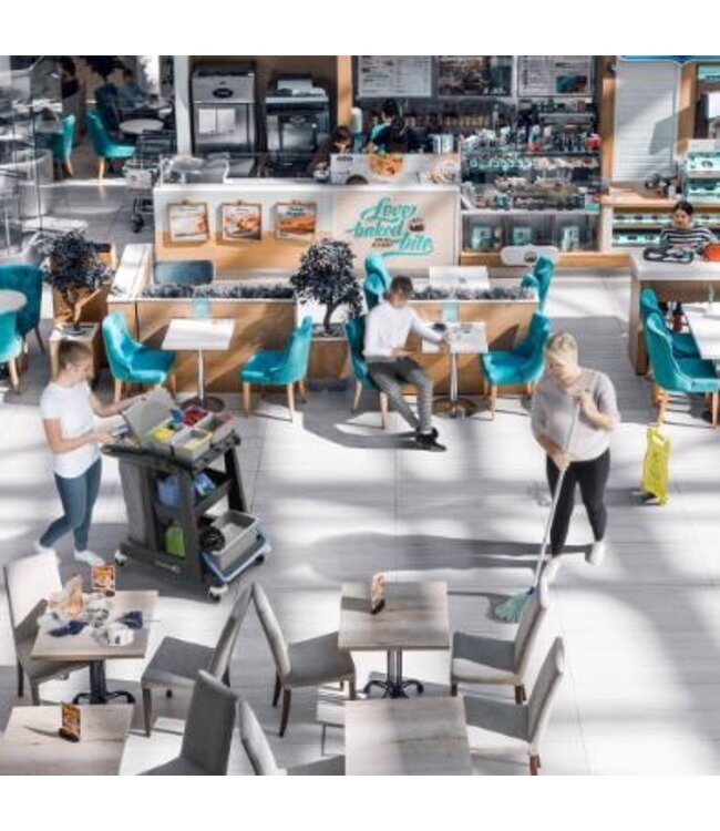 Schoonmaakwagen ReFlo ECO-Matic EM1 | Met 2x 10L emmers