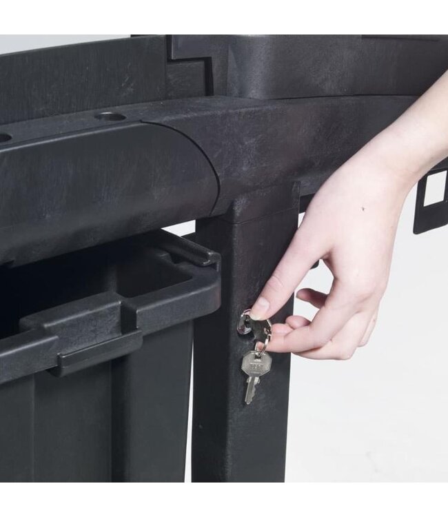 Schoonmaakwagen ReFlo ECO-Matic EM2 | Met 2x 10L emmers & 2x opberglades