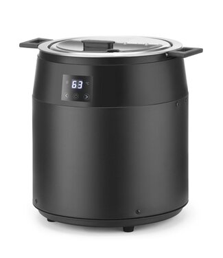 Hendi Soepketel | Elektrisch | 10 Liter | Verwarmd zonder water | Zwart