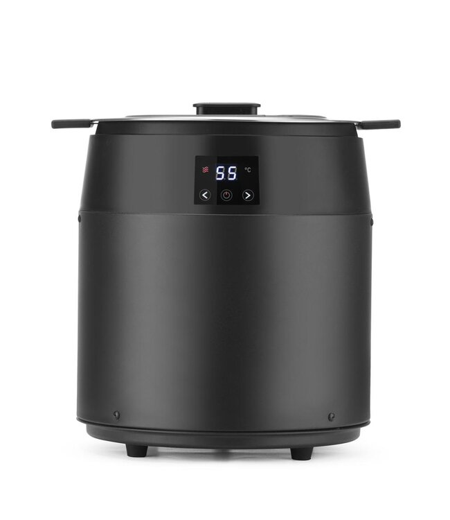 Soepketel | Elektrisch | 10 Liter | Verwarmd zonder water | Zwart