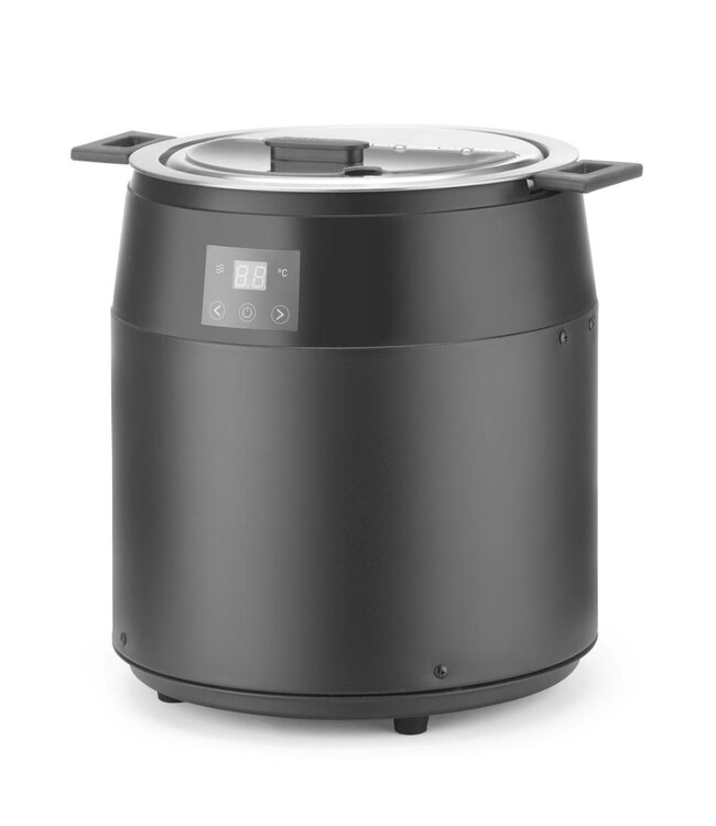 Soepketel | Elektrisch | 10 Liter | Verwarmd zonder water | Zwart