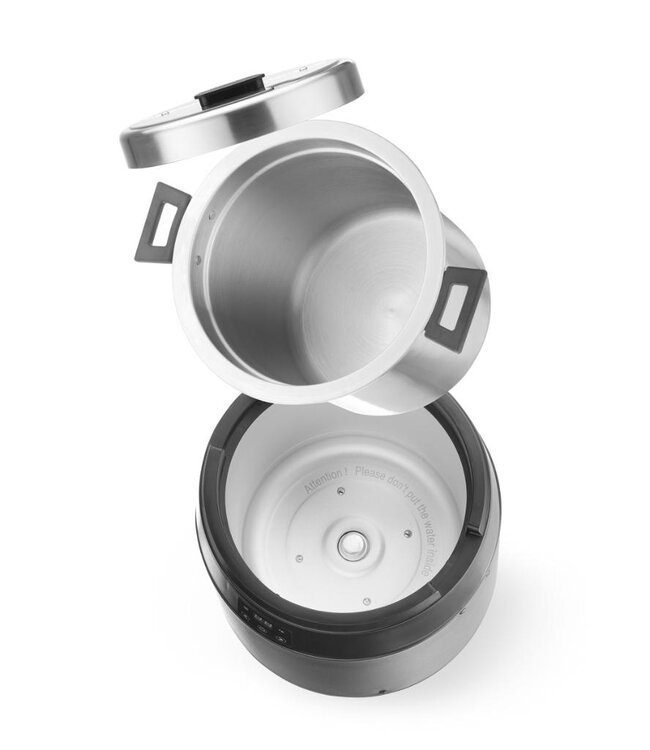 Soepketel | Elektrisch | 10 Liter | Verwarmd zonder water | Zwart