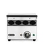 Contactgrill voor hotdogs & wraps | 4 Broodjes | Geribbeld | 1,8kW