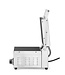 Contactgrill voor hotdogs & wraps | 4 Broodjes | Geribbeld | 1,8kW