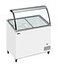 Schepijsvitrine IC301SCE+SO | Voor 7x 5L bakken | Statisch | (H)129,5x(B)101x(D)61,5cm