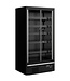 Tefcold Wandkoeling Galaxy+ GP10FGD Maxi Black | 1300L | 2 Glazen deuren | Zwart | (H)204x(B)101,8x(D)88cm