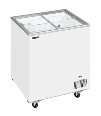 Tefcold Vrieskist IC202SC | 191L | -24 tot -14 graden | Glazen schuifdeksel