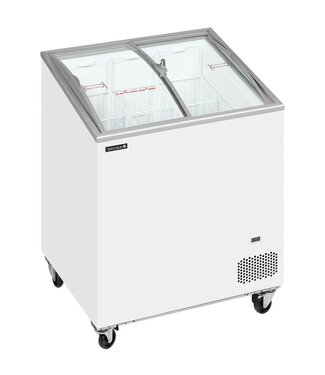 Tefcold Vrieskist IC202SCEB | 176L | -24 tot -14 graden | Glazen schuifdeksel