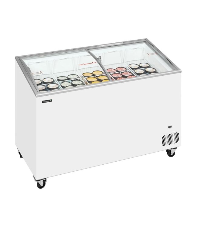 Vrieskist IC401SCEB | 352L | -24 tot -14 graden | Glazen schuifdeksel