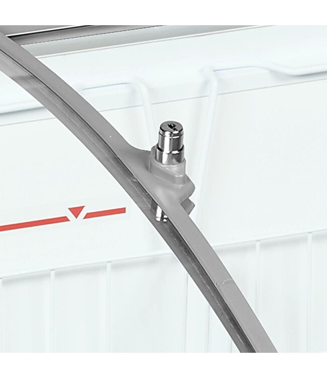 Vrieskist IC401SCEB | 352L | -24 tot -14 graden | Glazen schuifdeksel