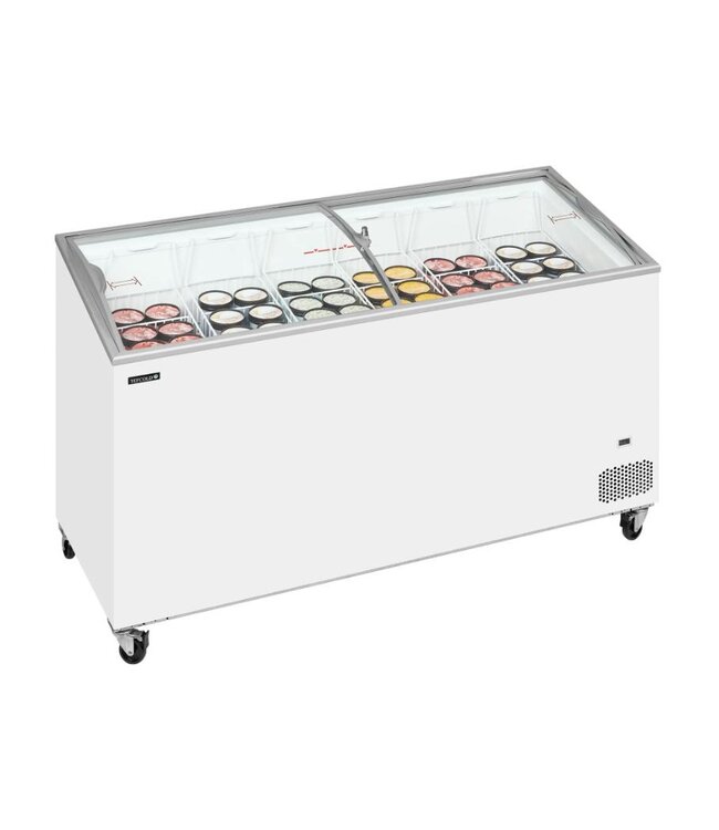 Vrieskist IC502SCEB | 427L | -24 tot -14 graden | Glazen schuifdeksel