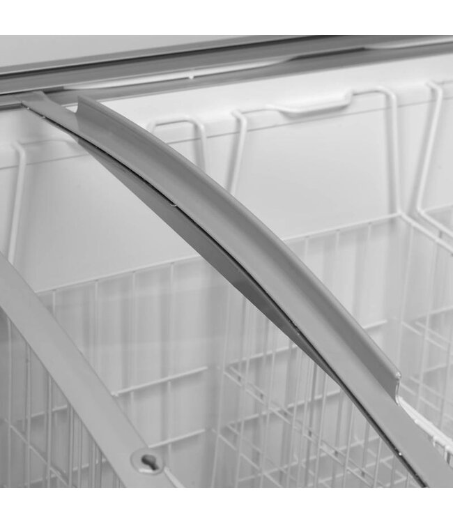 Vrieskist IC551SCEB | 540L | -24 tot -14 graden | Glazen schuifdeksel