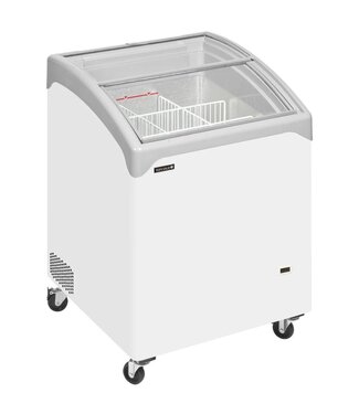 Tefcold Vrieskist NIC101SCEB | 130L | -24 tot -14 graden | Glazen schuifdeksel