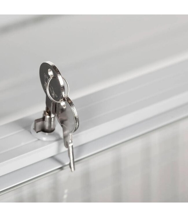 Vrieskist NIC101SCEB | 130L | -24 tot -14 graden | Glazen schuifdeksel