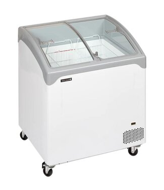 Tefcold Vrieskist NIC201SCEB | 185L | -24 tot -14 graden | Glazen schuifdeksel