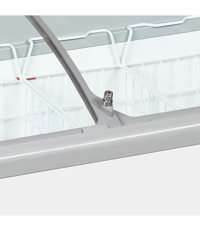 Vrieskist NIC201SCEB | 185L | -24 tot -14 graden | Glazen schuifdeksel