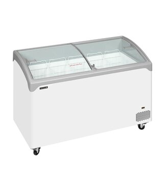 Tefcold Vrieskist NIC402SCEB | 388L | -24 tot -14 graden | Glazen schuifdeksel