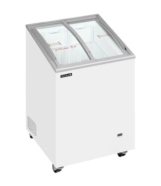 Tefcold Vrieskist IC101SCEB LED | 100L | -24 tot -14 graden | Glazen schuifdeksel
