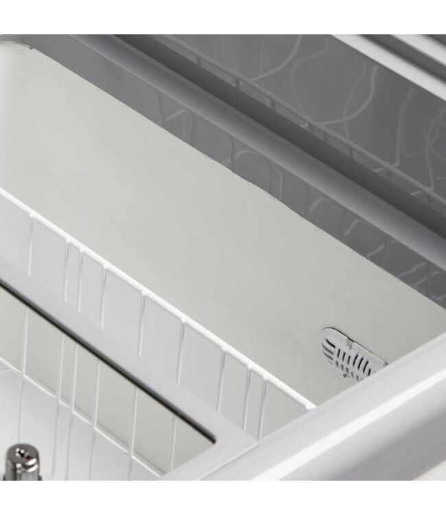 Vrieskist NIC201SC | 186L | -24 tot -14 graden | Glazen schuifdeksel