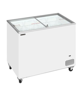 Tefcold Vrieskist IC302SC | 296L | -24 tot -14 graden | Glazen schuifdeksel