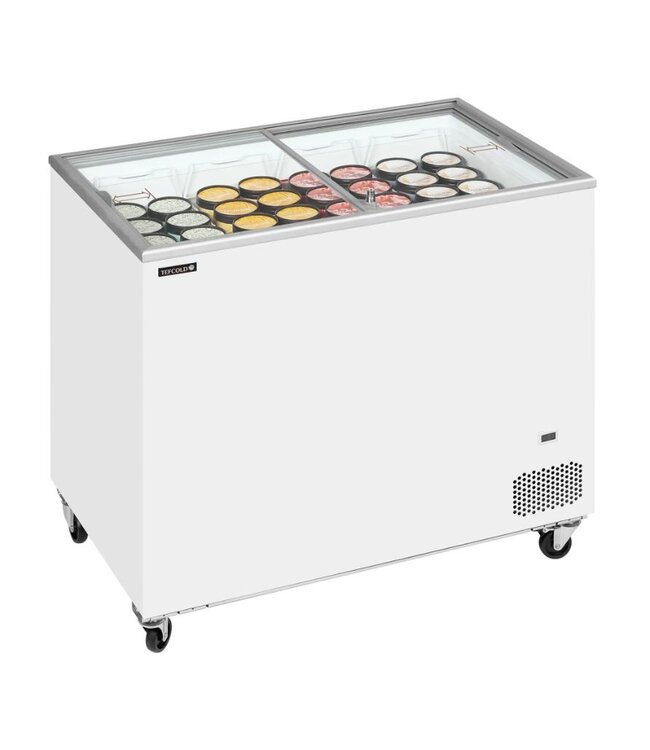 Vrieskist IC302SC | 296L | -24 tot -14 graden | Glazen schuifdeksel
