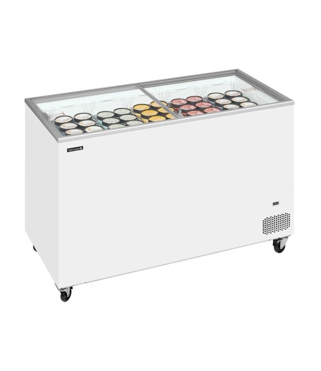 Vrieskist IC402SC | 401L | -24 tot -14 graden | Glazen schuifdeksel