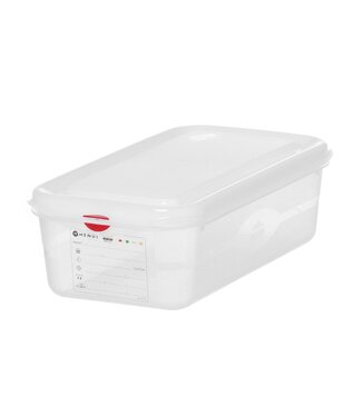 Hendi Voedseldoos | 1/3GN | 4L | HACCP | Incl. kleurclips | (H)100mm