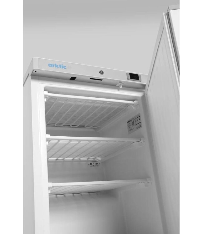 Vrieskast Budget Line | 200L | Enkeldeurs | Laag model | Wit | (H)83,8x(B)65,5x(D)58,9cm