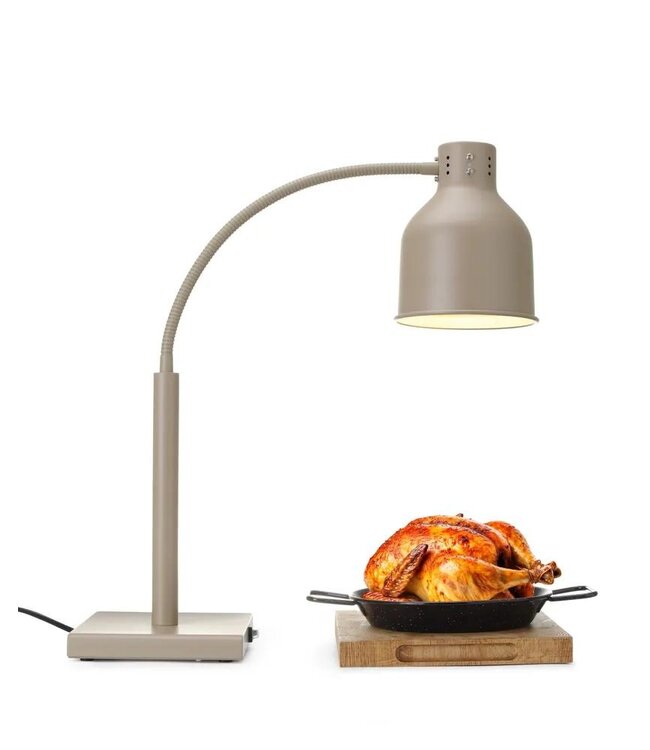 Infrarood warmtelamp | Flexibel | Tafelmodel | Beige