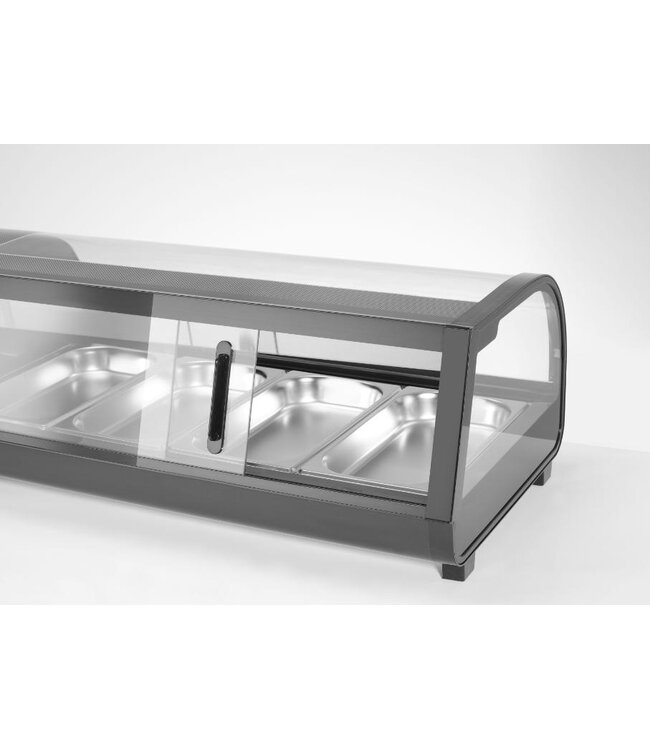 Sushi displaykoelvitrine | 4x 1/3GN | 117,7cm breed