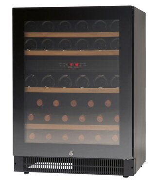 Wijnkoelkast Compact | Dubbele zone | +5 tot +18 graden | 44 flessen | (H)82x(B)59,5x(D)57,3cm