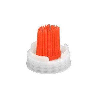 FIFO Dopje met silicone borstel | Voor FIFO sausflessen | 6 Stuks